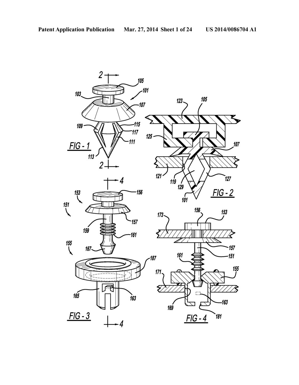 FASTENERS MANUFACTURED BY THREE-DIMENSIONAL PRINTING - diagram, schematic, and image 02