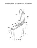 STRIP DISPENSER AND STRIPS FOR USE WITH THE SAME diagram and image