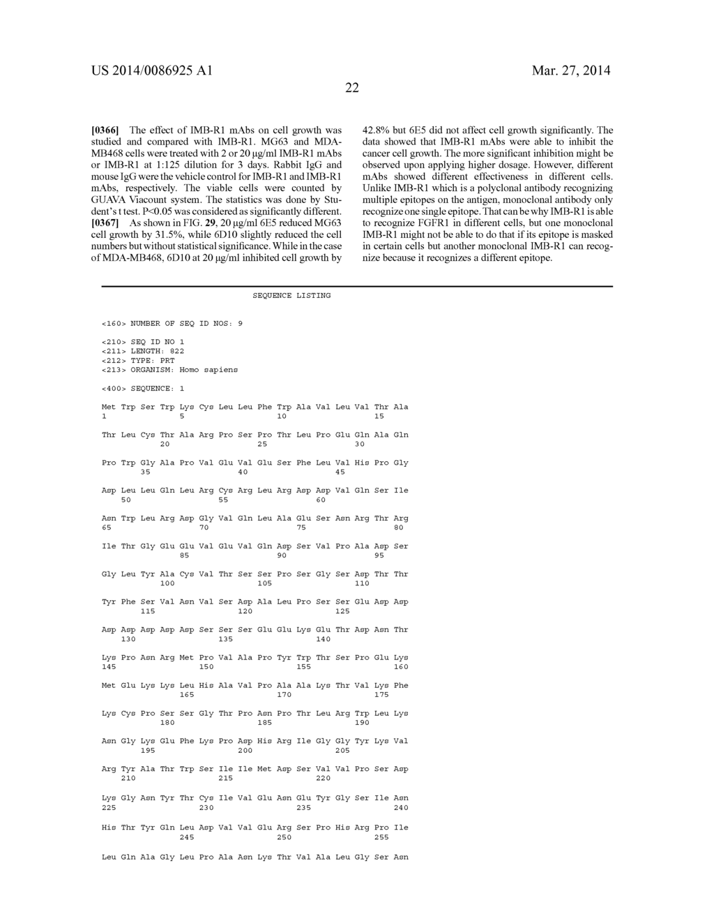 FGFR1 ANTIBODIES AND TREATMENT OF CANCER - diagram, schematic, and image 76