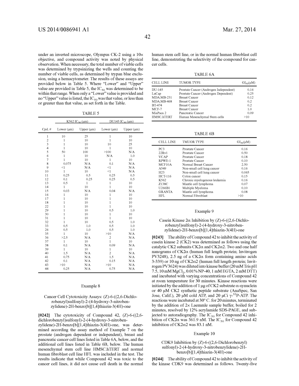 SUBSTITUTED 2-BENZYLIDENE-2H-BENZO[b][1,4]THIAZIN-3(4H)-ONES, DERIVATIVES     THEREOF, AND THERAPEUTIC USES THEREOF - diagram, schematic, and image 44