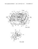 BATTERY PACK INCLUDING A SHOCK ABSORBING DEVICE diagram and image