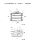 BATTERY PACK INCLUDING A SHOCK ABSORBING DEVICE diagram and image