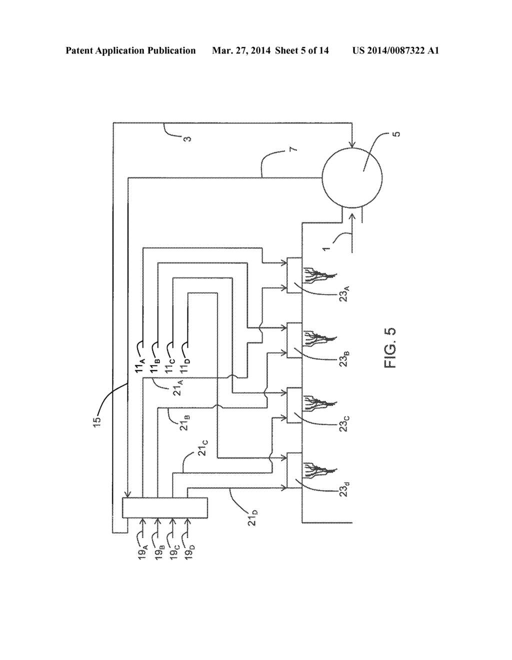 Method and System for Heat Recovery from Products of Combustion and Charge     Heating Installation Including the Same - diagram, schematic, and image 06