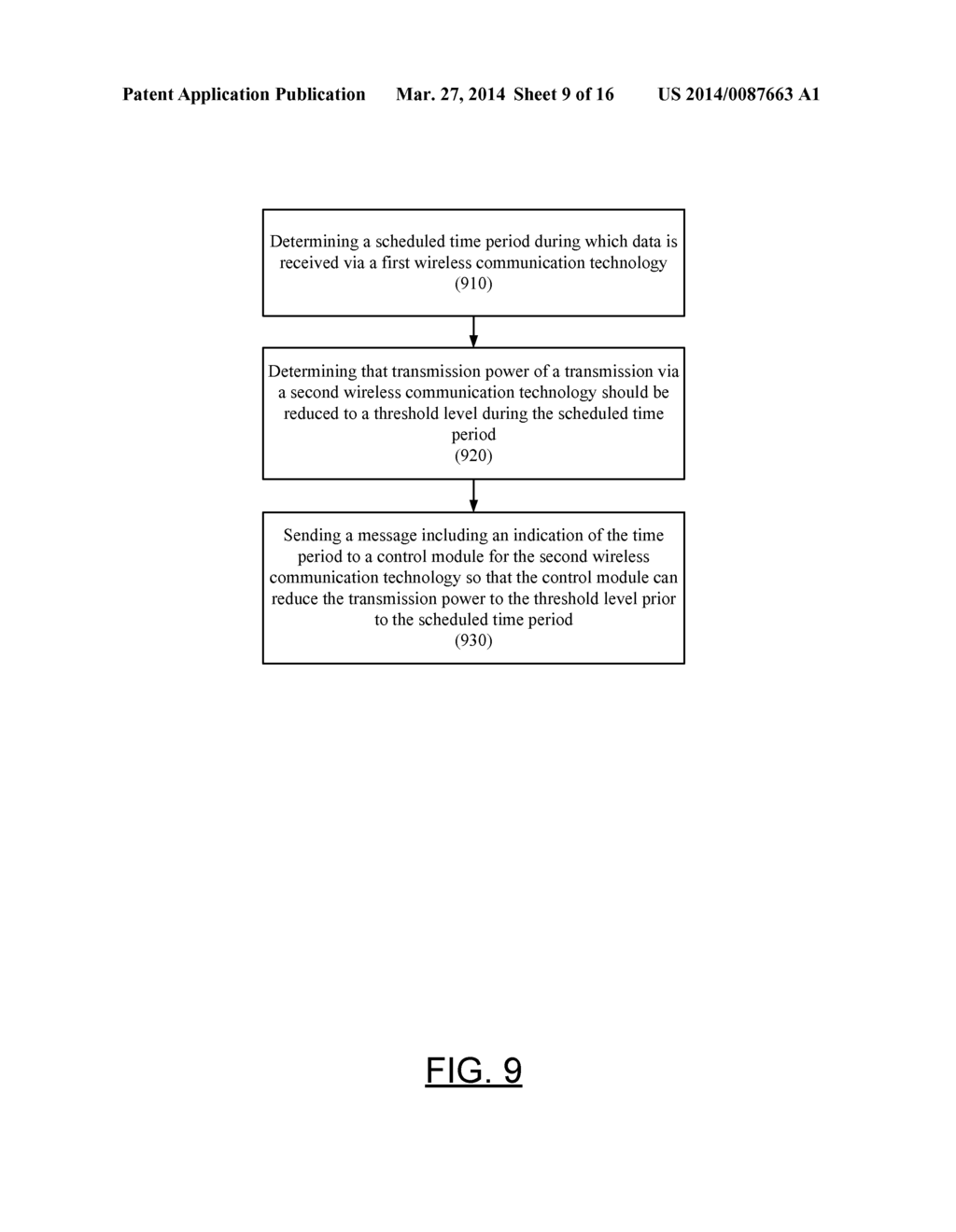 TRANSMISSION POWER MODULATION TO FACILITATE IN-DEVICE COEXISTENCE BETWEEN     WIRELESS COMMUNICATION TECHNOLOGIES - diagram, schematic, and image 10