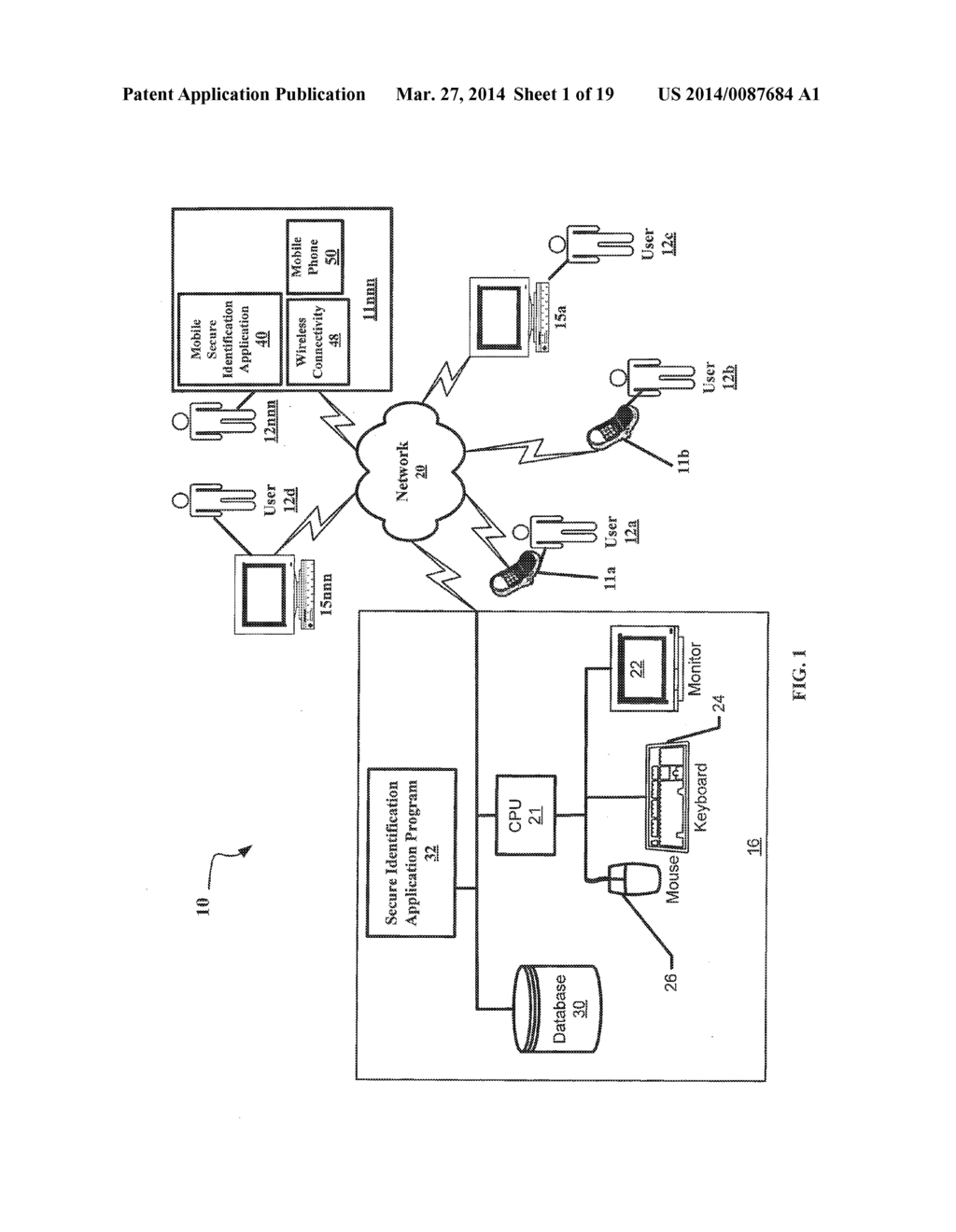 Online System and Method for a Secure Identification Database - diagram, schematic, and image 02