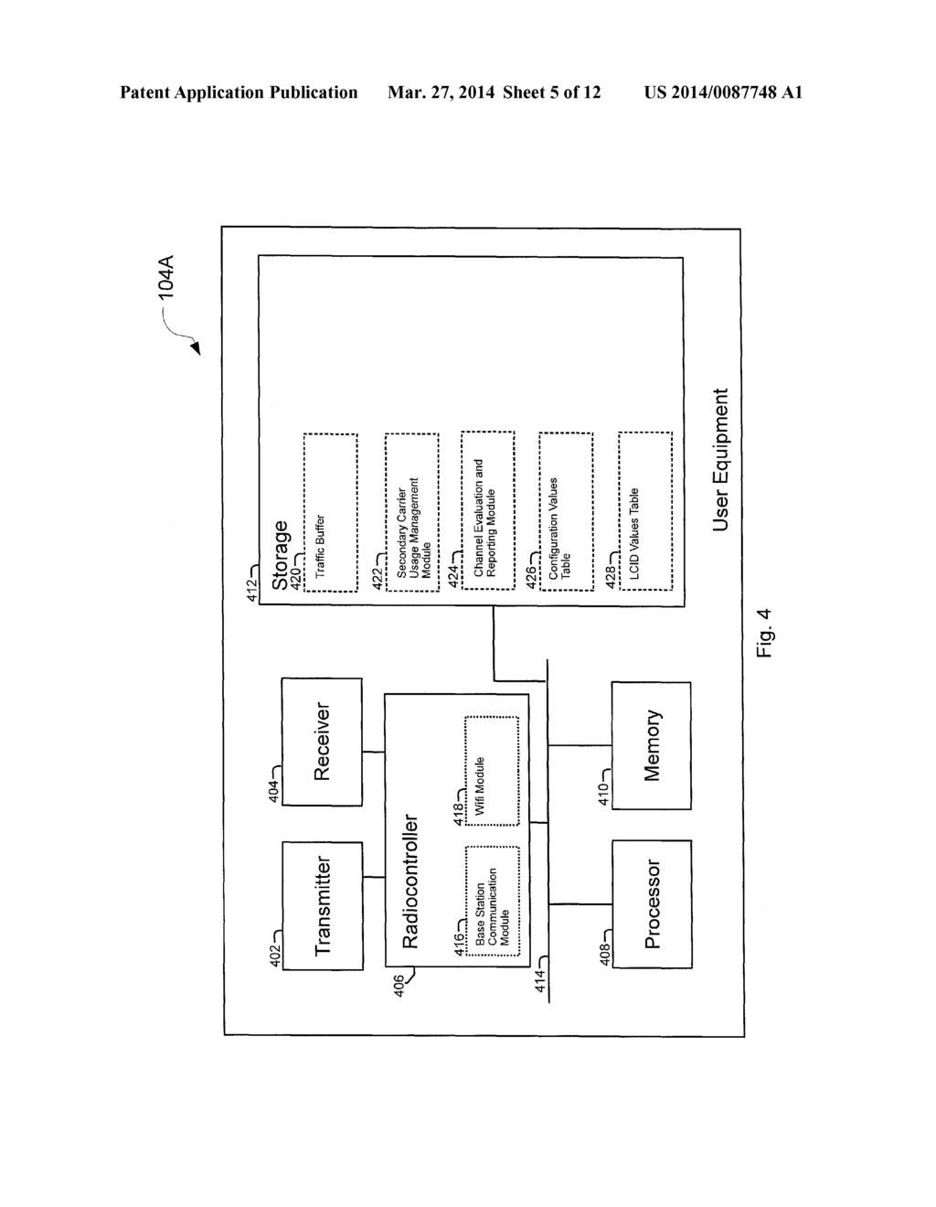 Methods and Apparatus for Managing Wireless Communication Using Unlicensed     Frequency Bands - diagram, schematic, and image 06