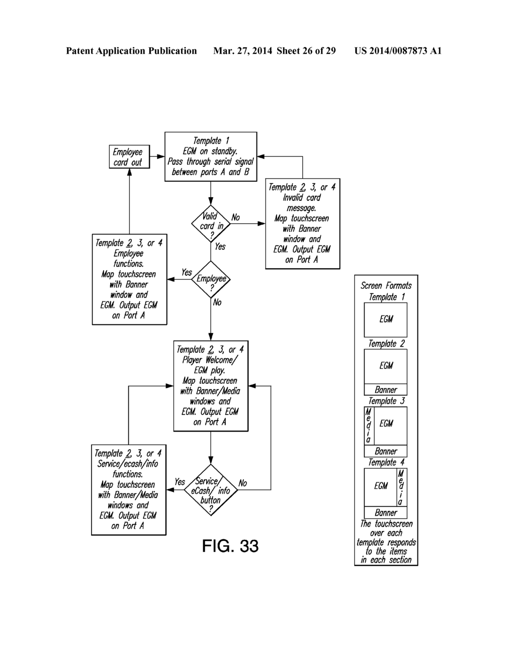 METHOD, APPARATUS AND SYSTEM FOR VIDEO TUNING OF A VIDEO SWITCHING DEVICE     FOR A GAMING MACHINE - diagram, schematic, and image 27