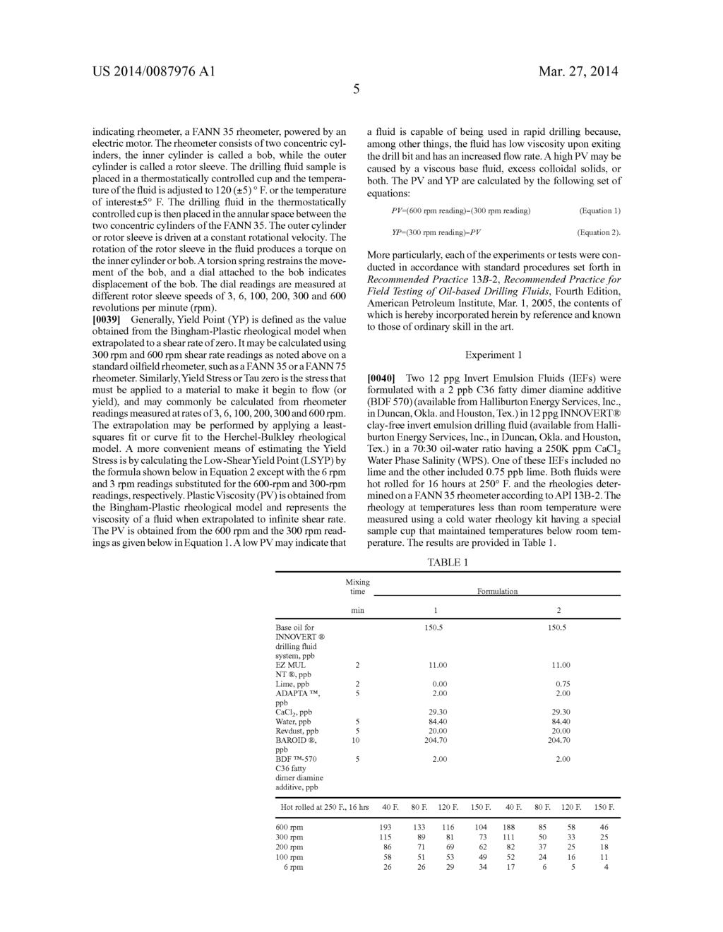 Method of Drilling Boreholes With Invert Emulsion Drilling Fluids Having     Enhanced Rheology - diagram, schematic, and image 06