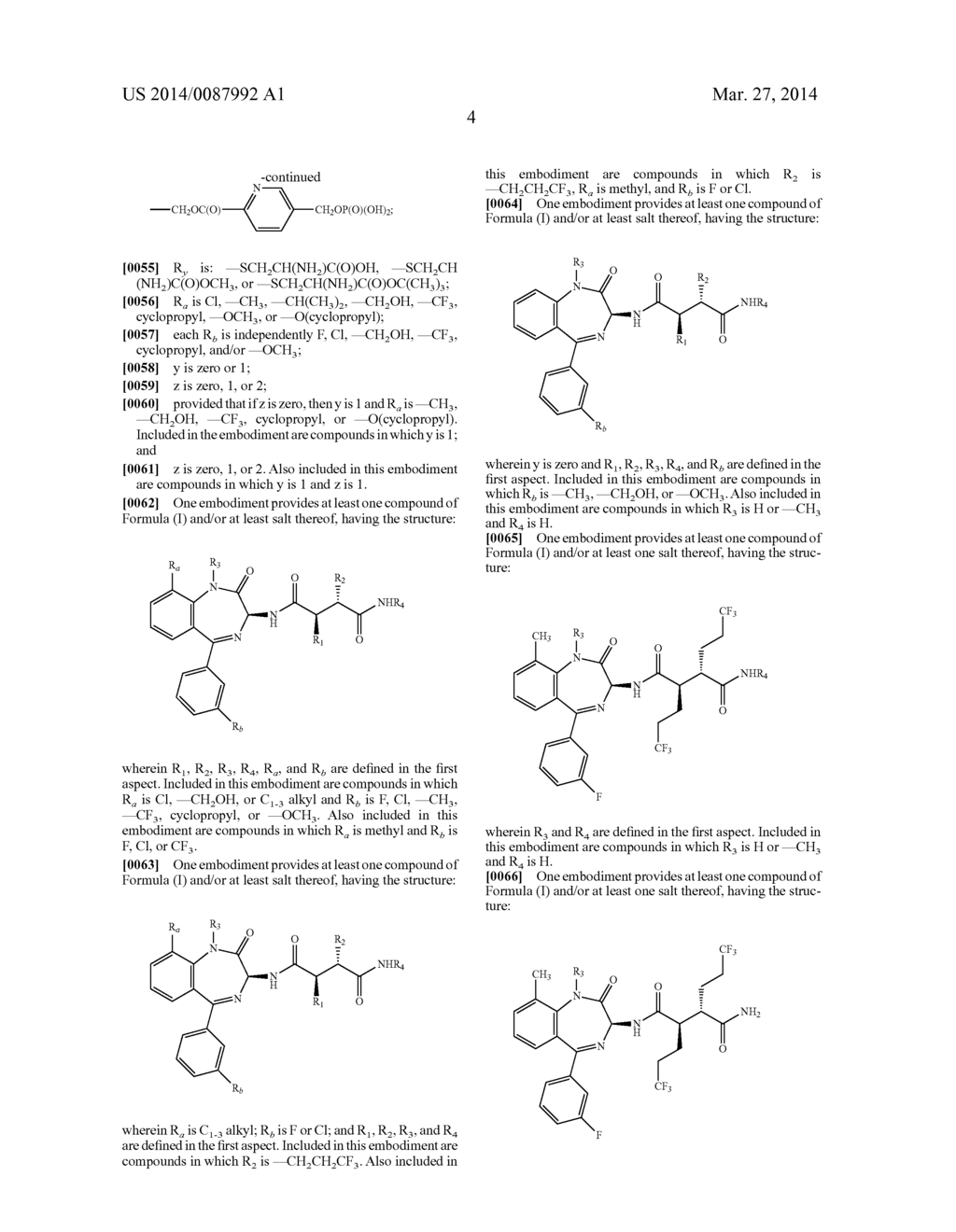 BIS(FLUOROALKYL)-1,4-BENZODIAZEPINONE COMPOUNDS AND PRODRUGS THEREOF - diagram, schematic, and image 11