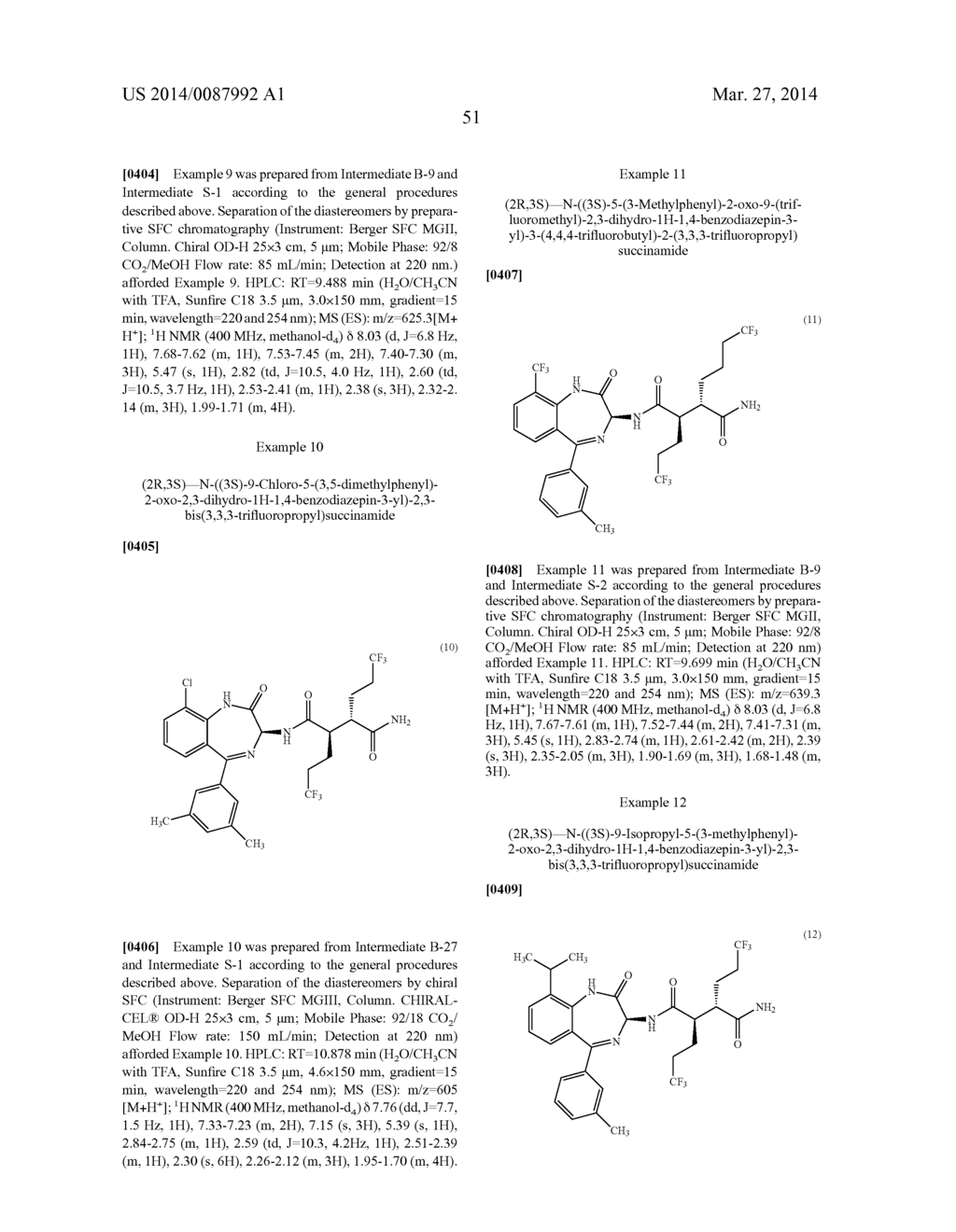 BIS(FLUOROALKYL)-1,4-BENZODIAZEPINONE COMPOUNDS AND PRODRUGS THEREOF - diagram, schematic, and image 58