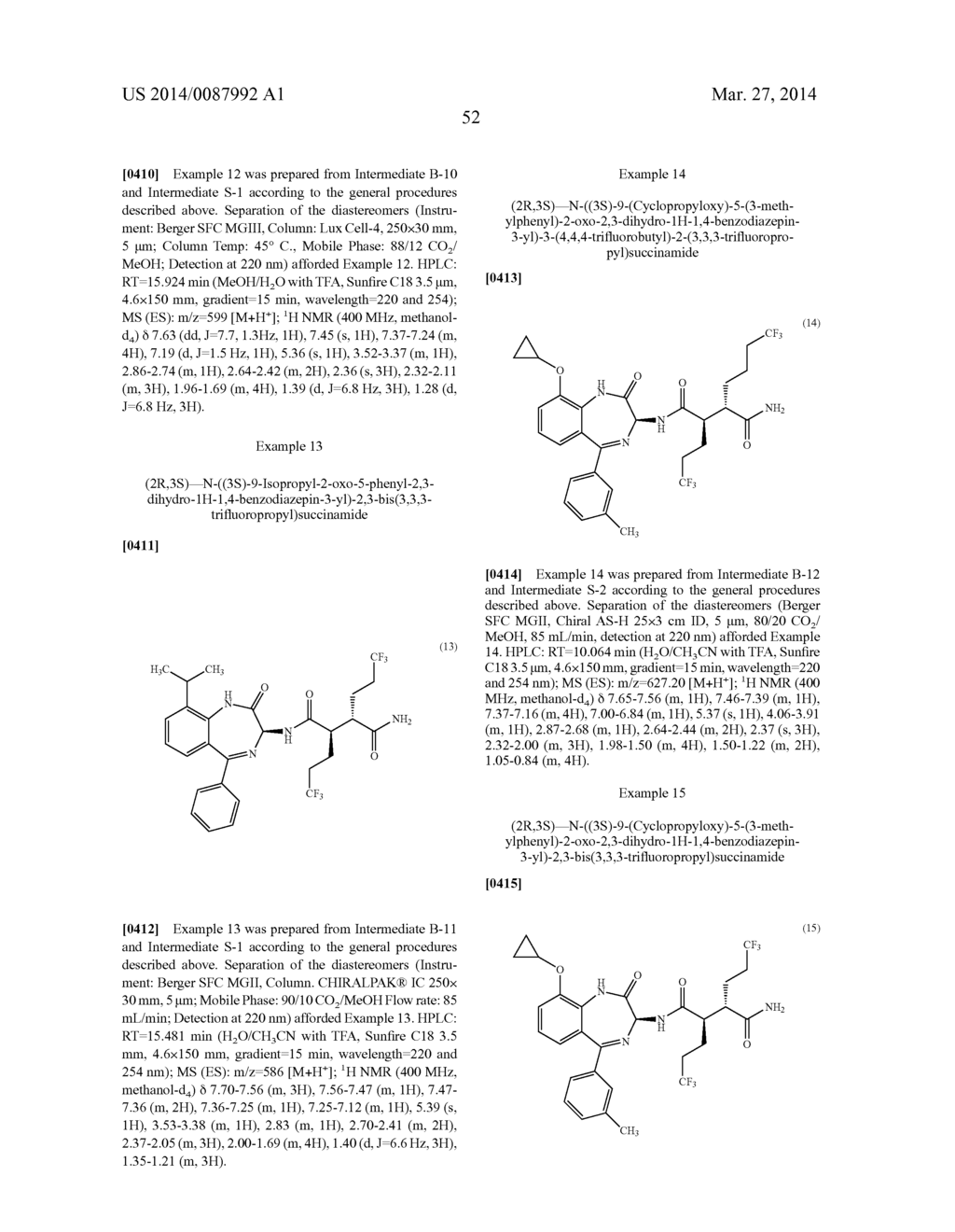 BIS(FLUOROALKYL)-1,4-BENZODIAZEPINONE COMPOUNDS AND PRODRUGS THEREOF - diagram, schematic, and image 59