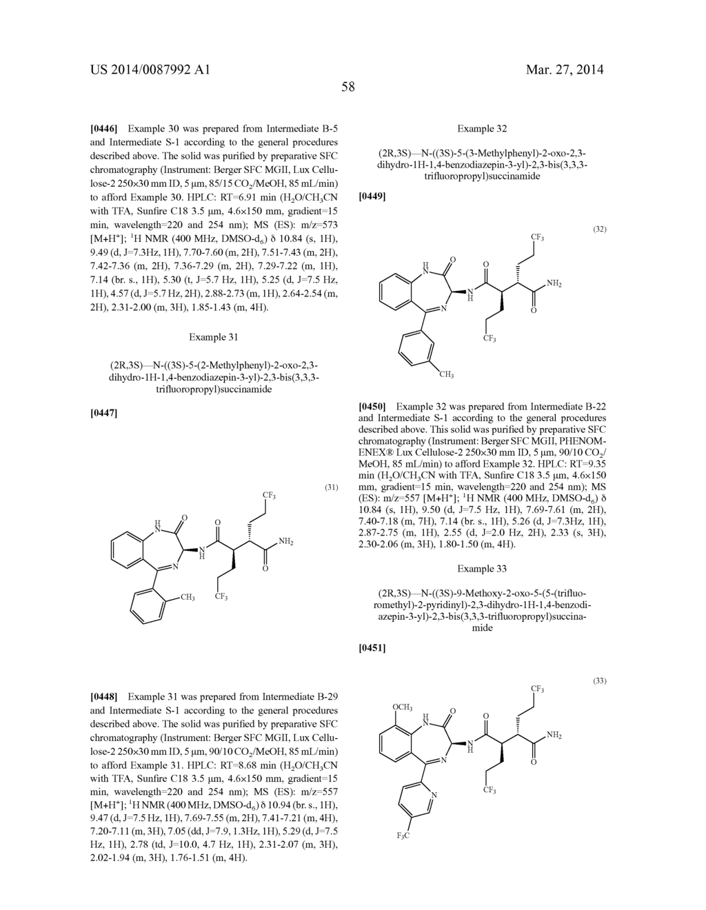 BIS(FLUOROALKYL)-1,4-BENZODIAZEPINONE COMPOUNDS AND PRODRUGS THEREOF - diagram, schematic, and image 65