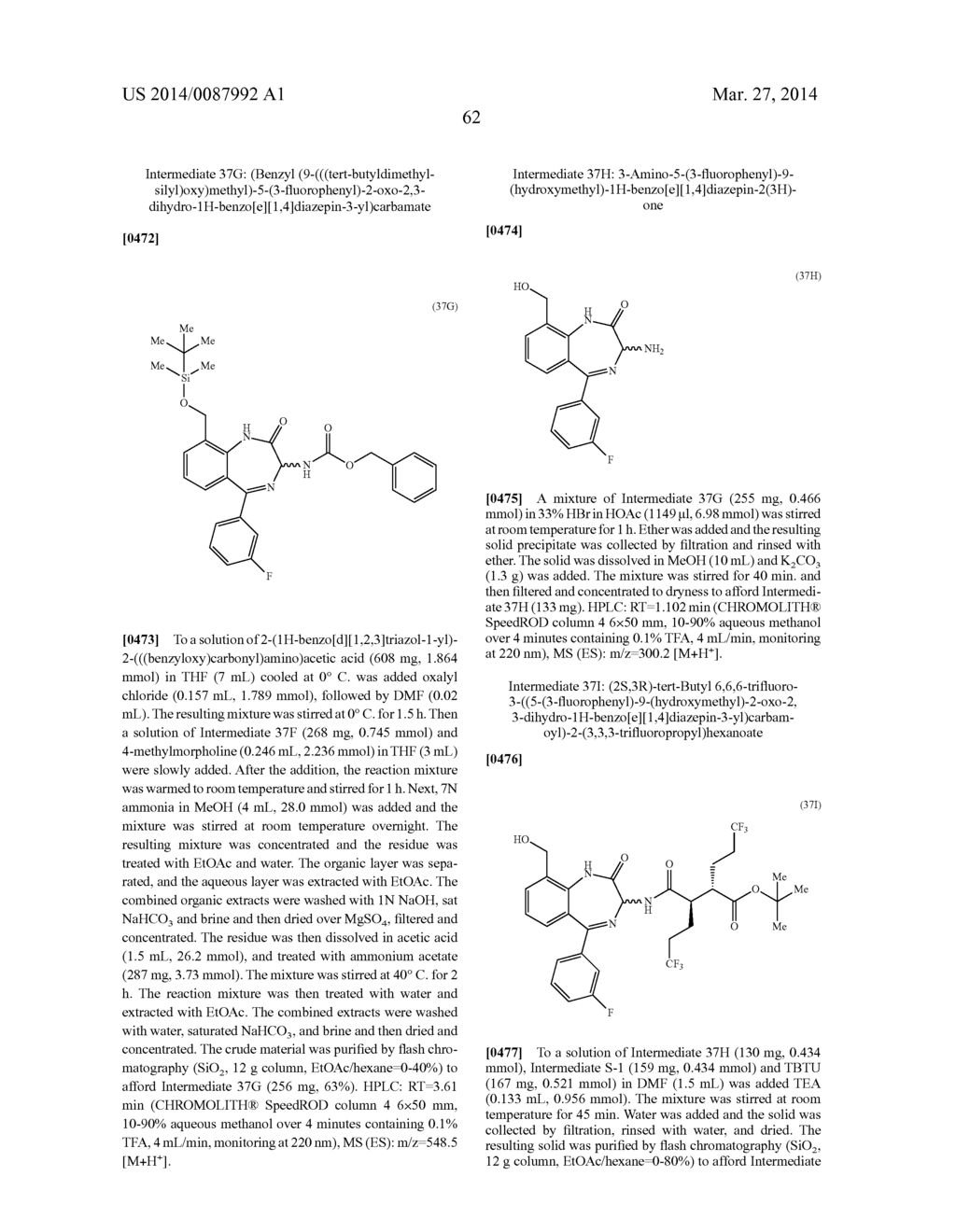 BIS(FLUOROALKYL)-1,4-BENZODIAZEPINONE COMPOUNDS AND PRODRUGS THEREOF - diagram, schematic, and image 69