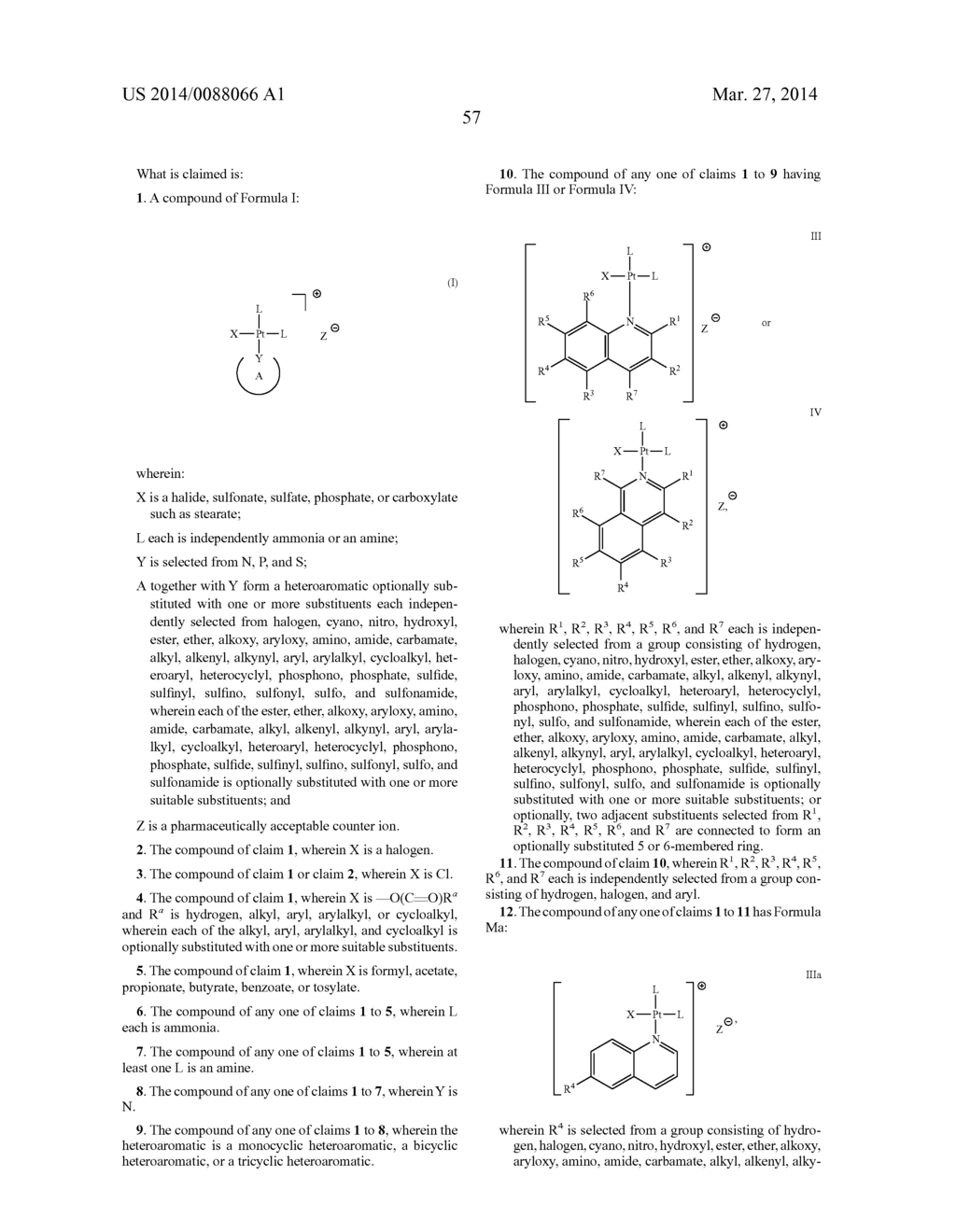 PLATINUM COMPOUNDS, COMPOSITIONS AND METHODS FOR THE TREATMENT OF CANCER - diagram, schematic, and image 61