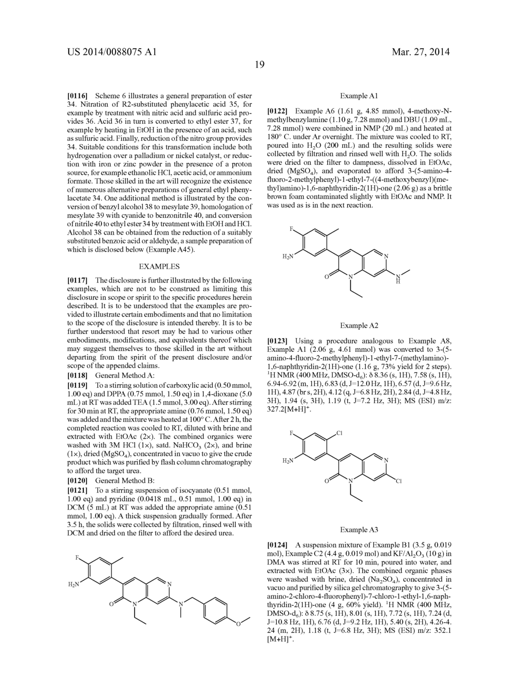 DIHYDRONAPHTHYRIDINES AND RELATED COMPOUNDS USEFUL AS KINASE INHIBITORS     FOR THE TREATMENT OF PROLIFERATIVE DISEASES - diagram, schematic, and image 20