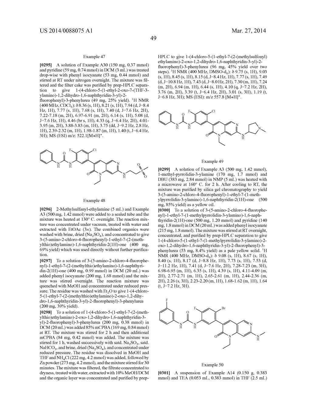 DIHYDRONAPHTHYRIDINES AND RELATED COMPOUNDS USEFUL AS KINASE INHIBITORS     FOR THE TREATMENT OF PROLIFERATIVE DISEASES - diagram, schematic, and image 50