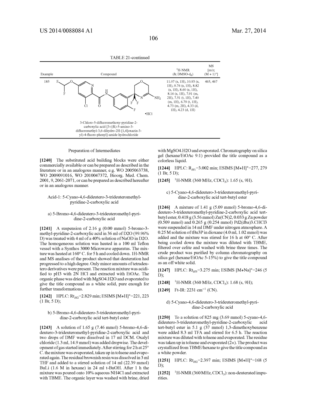 OXAZINE DERIVATIVES AND THEIR USE IN THE TREATMENT OF NEUROLOGICAL     DISORDERS - diagram, schematic, and image 108