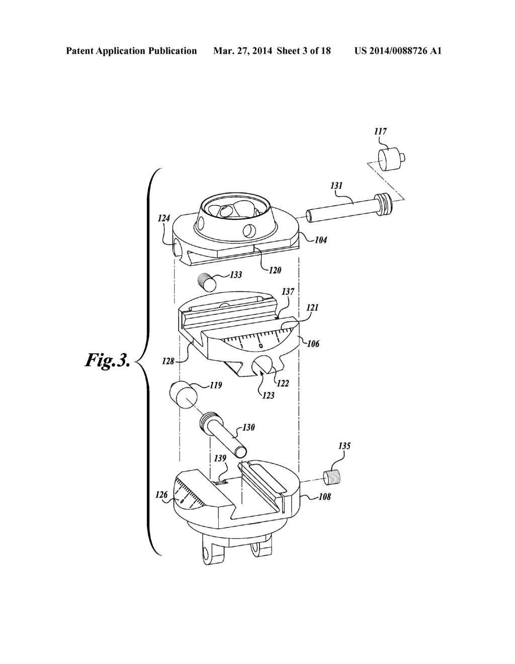 ROBOTIC PROSTHESIS ALIGNMENT DEVICE AND ALIGNMENT SURROGATE DEVICE - diagram, schematic, and image 04