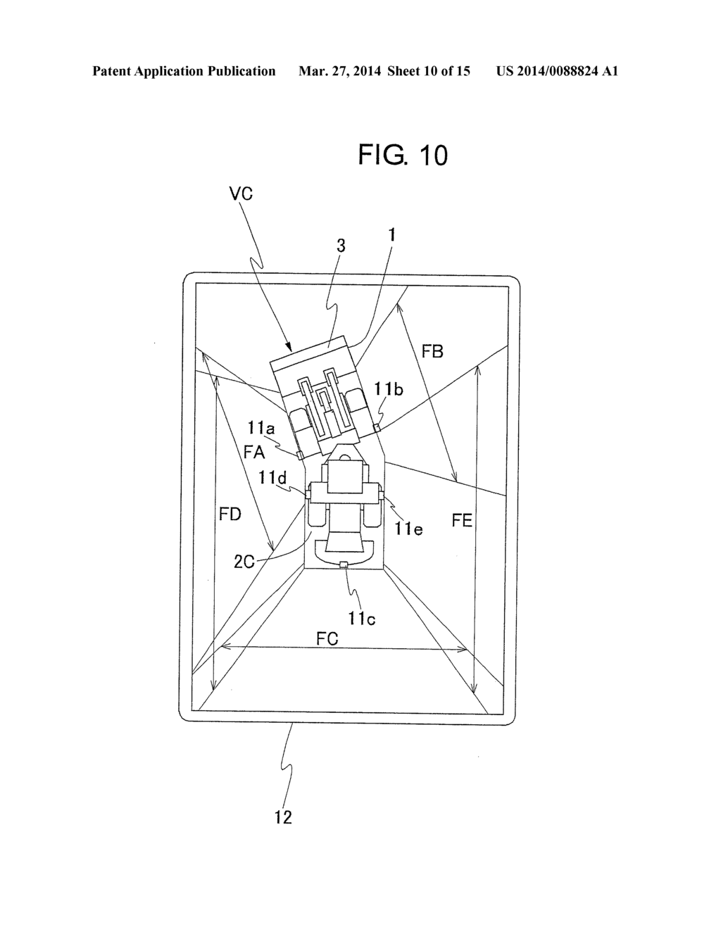 Device for Monitoring Area Around Working Machine - diagram, schematic, and image 11