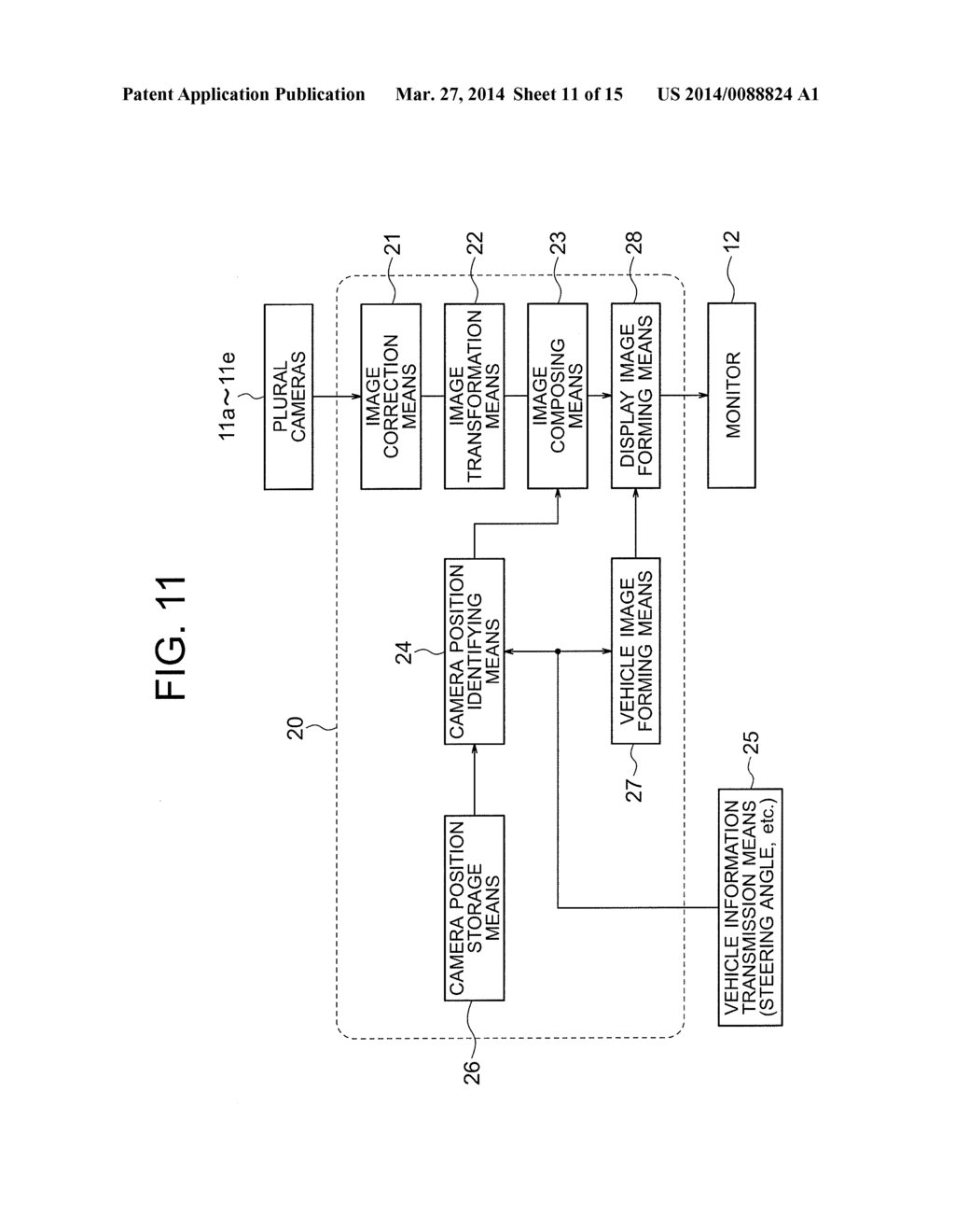 Device for Monitoring Area Around Working Machine - diagram, schematic, and image 12