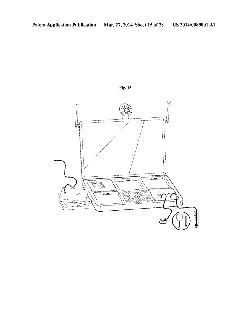 REMOTELY-EXECUTED MEDICAL DIAGNOSIS AND THERAPY INCLUDING EMERGENCY     AUTOMATION - diagram, schematic, and image 16