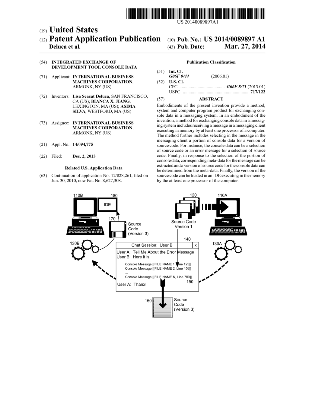 INTEGRATED EXCHANGE OF DEVELOPMENT TOOL CONSOLE DATA - diagram, schematic, and image 01