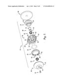 QUICK RELEASE DEVICE FOR SAFETY HELMET diagram and image