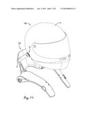 QUICK RELEASE DEVICE FOR SAFETY HELMET diagram and image