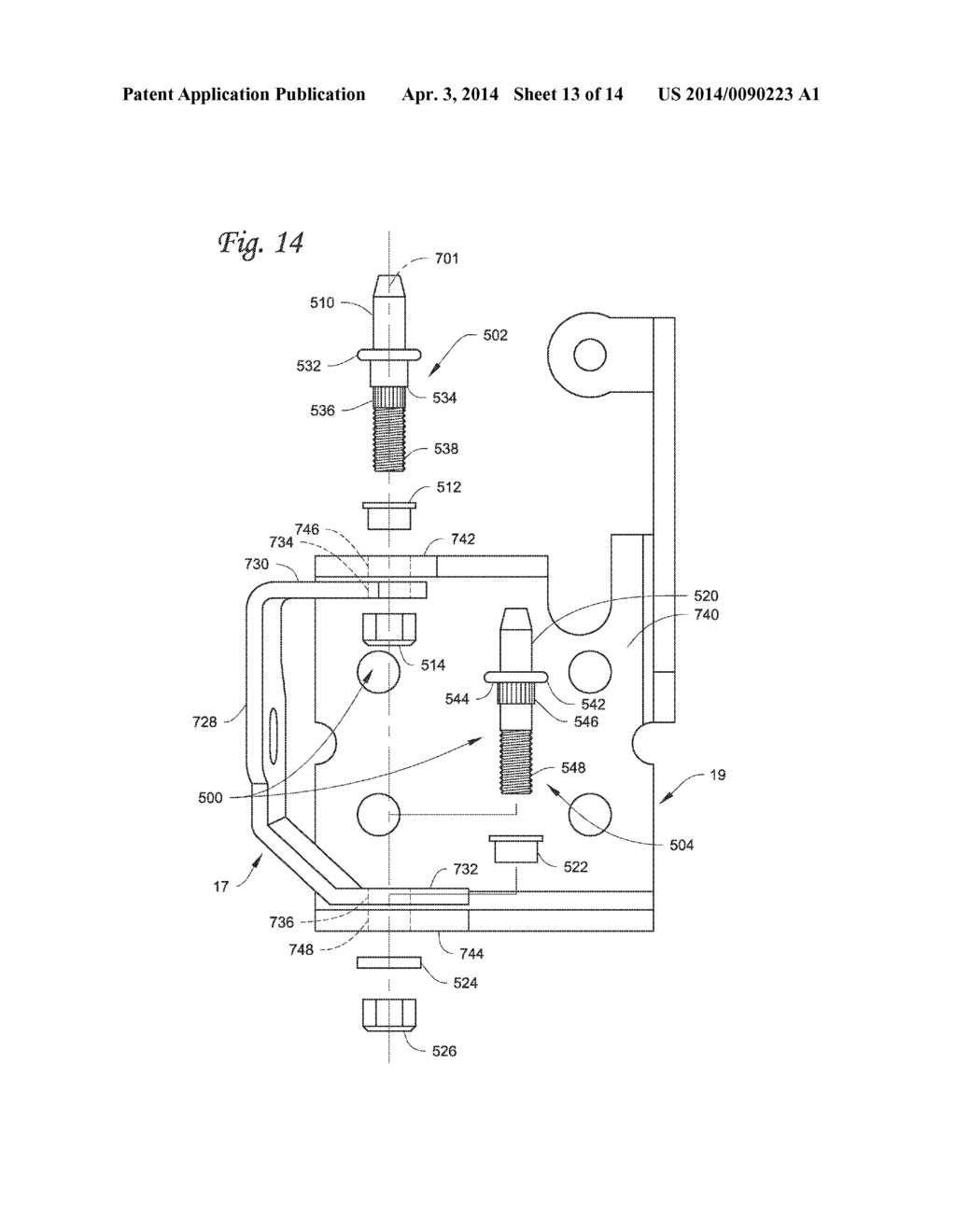 DOOR HINGE REPAIR APPARATUS AND METHOD - diagram, schematic, and image 14