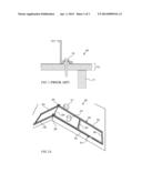 MINIMAL PENETRATION MODULAR ROOF-TOP MOUNTING RACKS AND SOLAR PHOTOVOLTAIC     SYSTEMS INCORPORATING THE SAME diagram and image