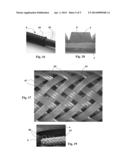 TIRE HAVING A COMPOSITE CORD IN THE TREAD diagram and image