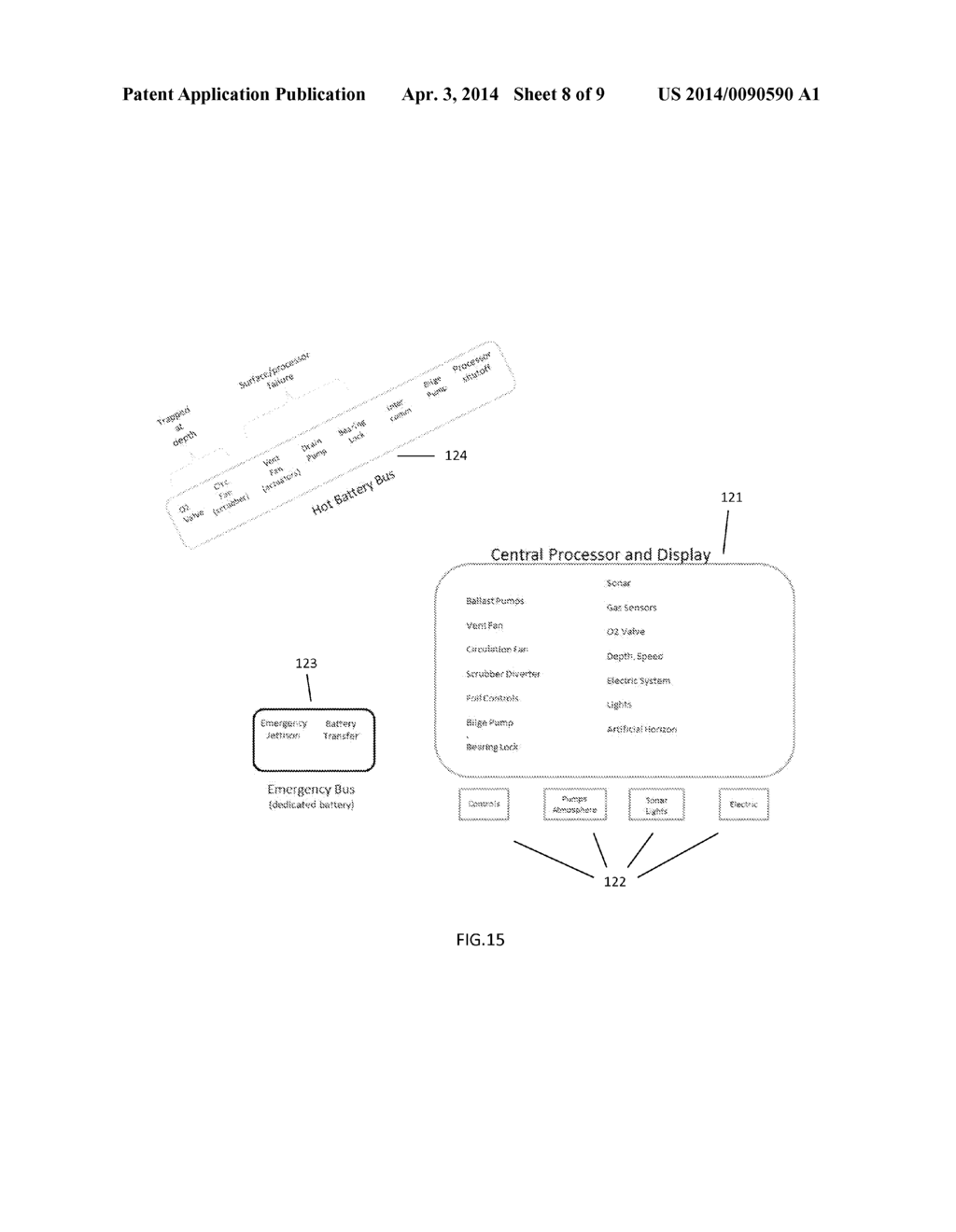 Towable pressurized dry personal submersible using surface air     replenishment - diagram, schematic, and image 09