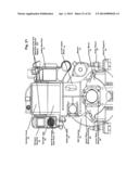 INTERNAL COMBUSTION ENGINE OF MODULAR CONSTRUCTION WITH TILT TOP ACCESS     AND PROCESS FOR MAKING SAME diagram and image