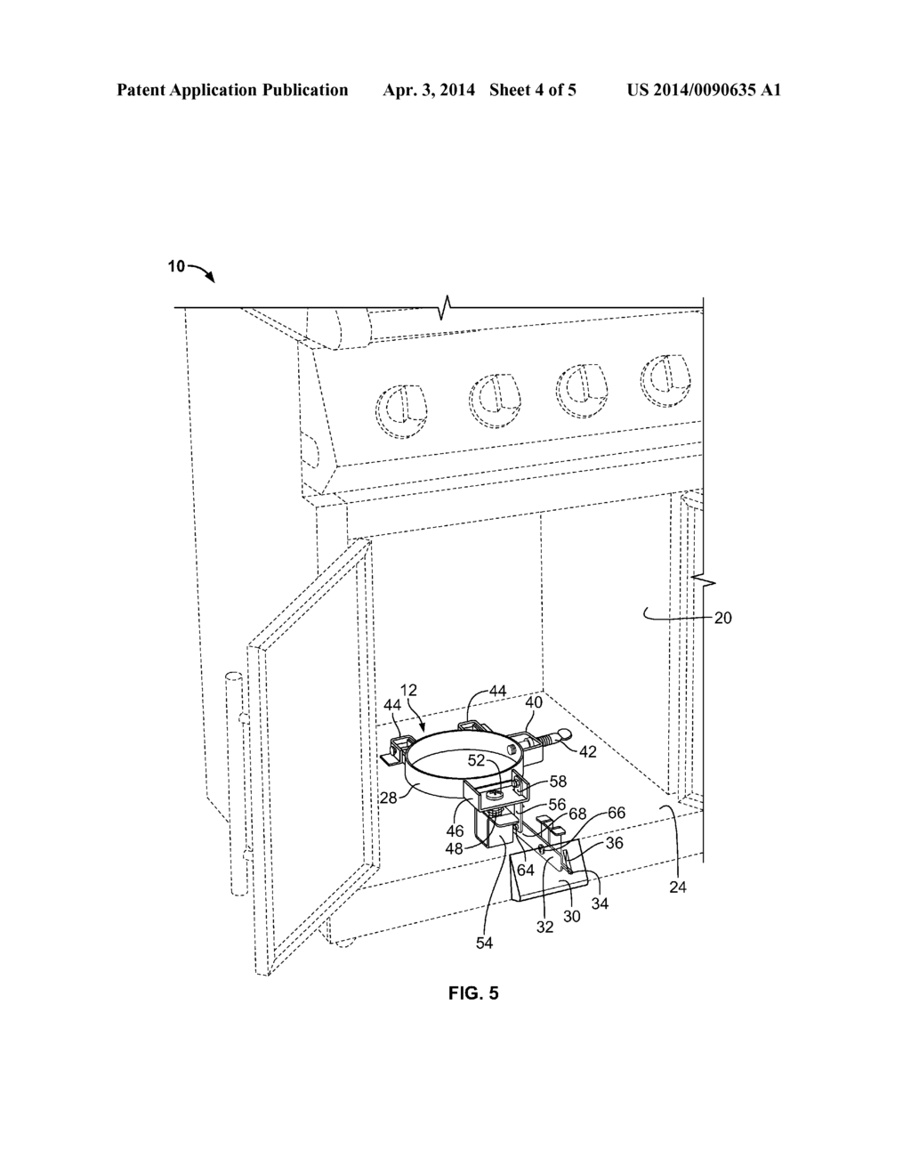 PROPANE TANK FUEL GAUGE FOR BARBECUE GRILL - diagram, schematic, and image 05