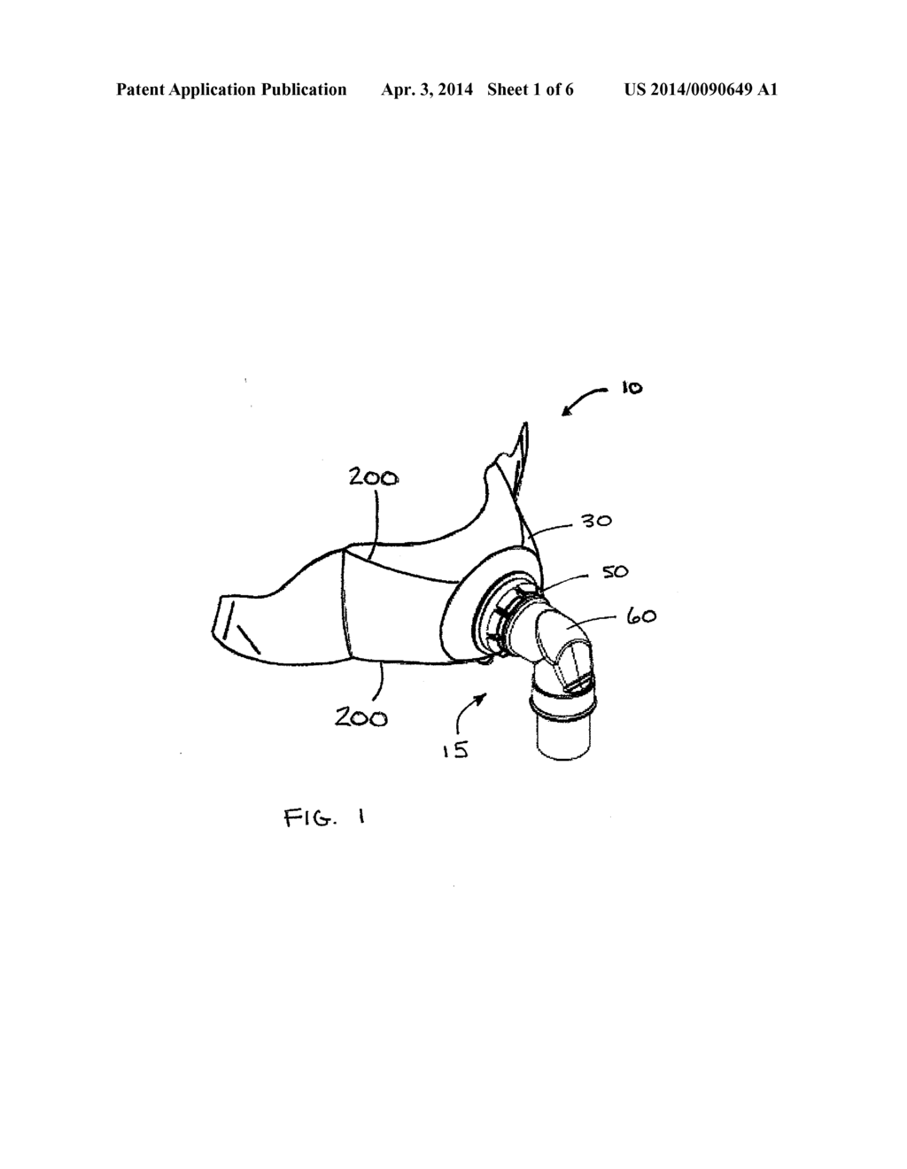 Respiratory Mask with Disposable Cloth Body - diagram, schematic, and image 02