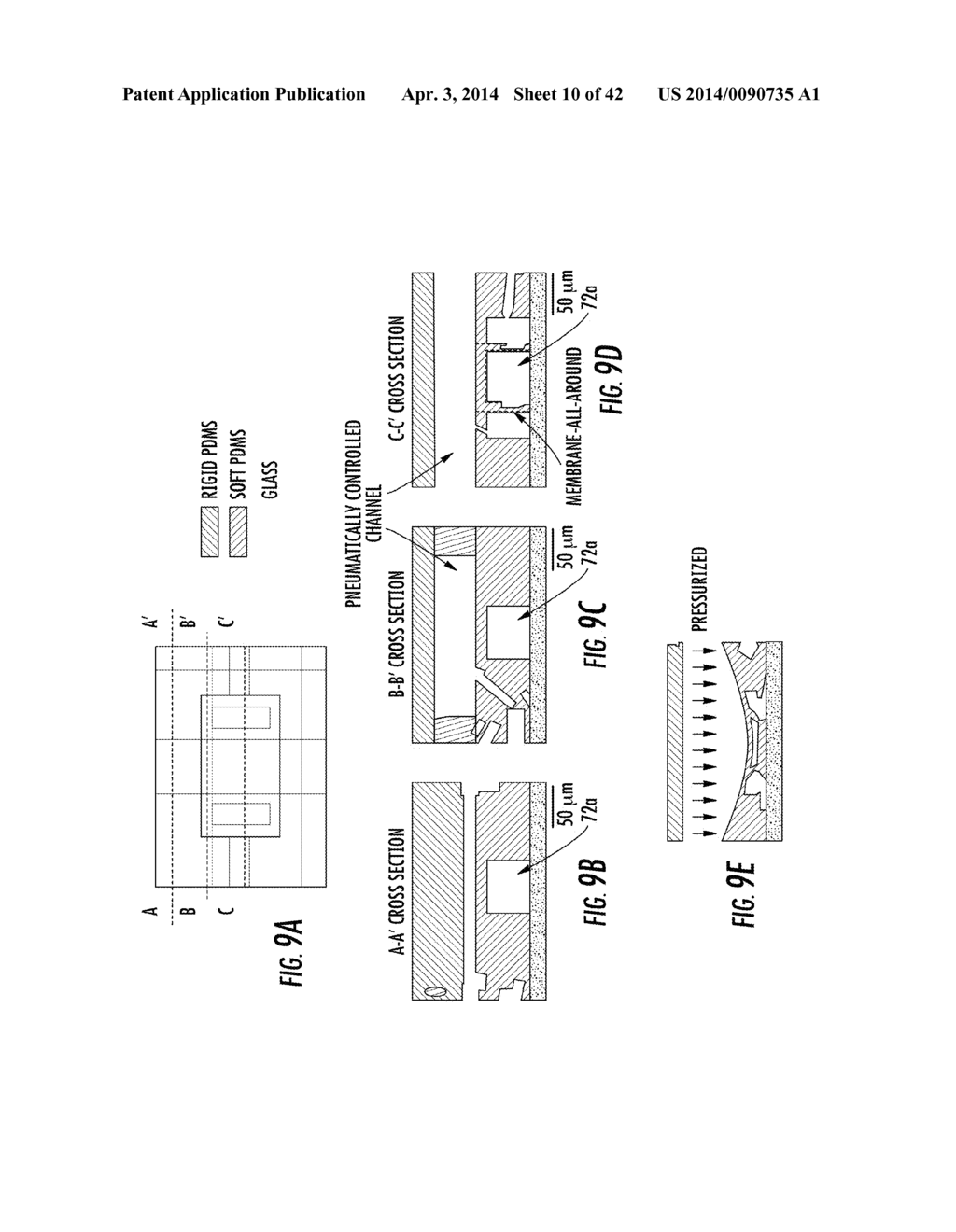 Valved, Microwell Cell-Culture Device And Method - diagram, schematic, and image 11