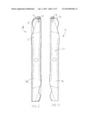 PACKAGING ASSEMBLY FOR A REPLACEMENT MOWER BLADE diagram and image