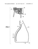 BOTTLE WITH INTEGRAL DIP TUBE diagram and image