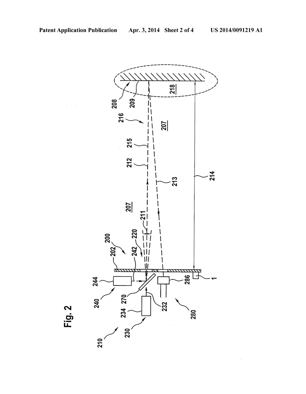 OPTICAL GAS SENSOR DEVICE AND METHOD FOR DETERMINING THE CONCENTRATION OF     A GAS - diagram, schematic, and image 03