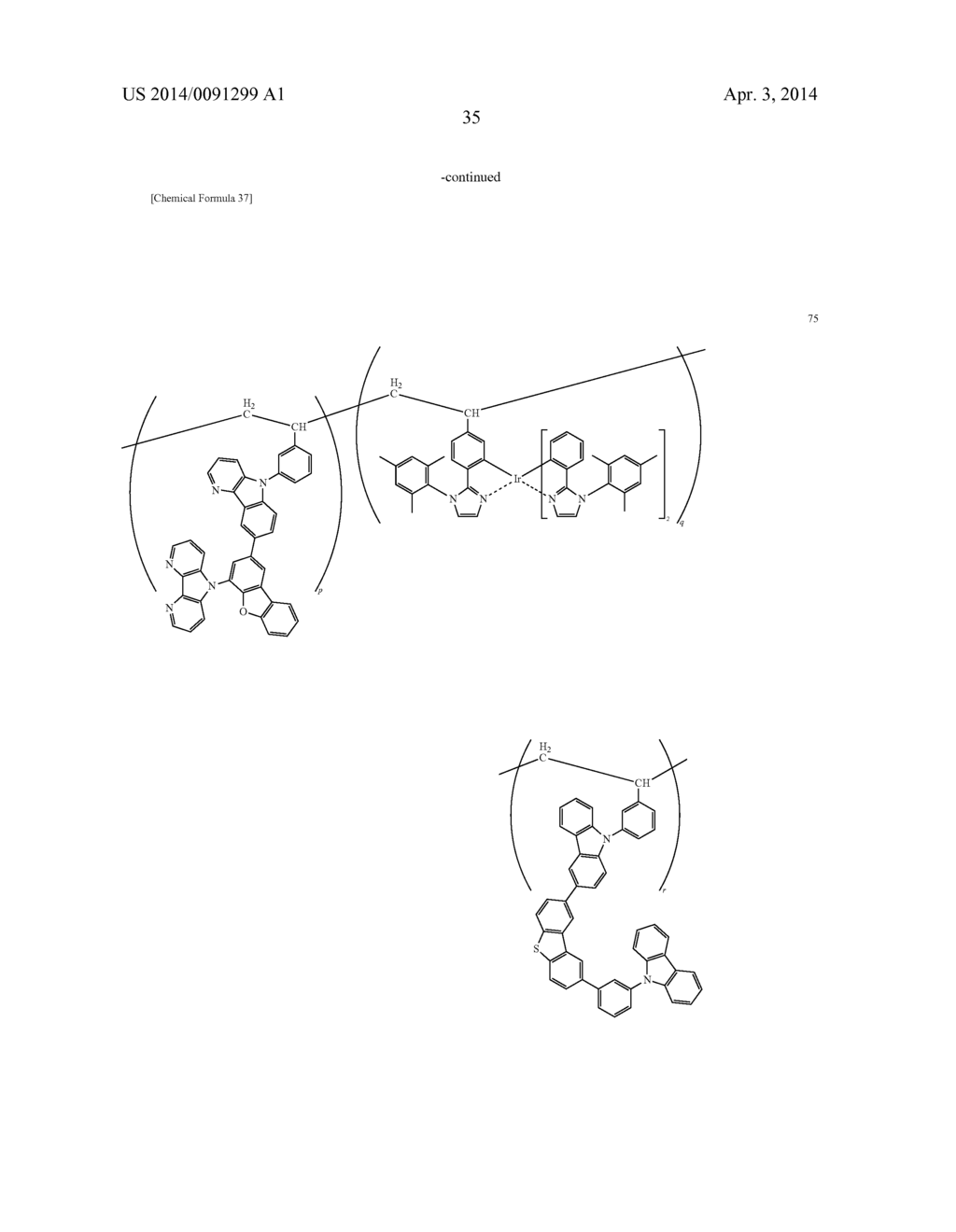 ORGANIC ELECTROLUMINESCENCE ELEMENT, ILLUMINATION DEVICE, AND DISPLAY     DEVICE - diagram, schematic, and image 41