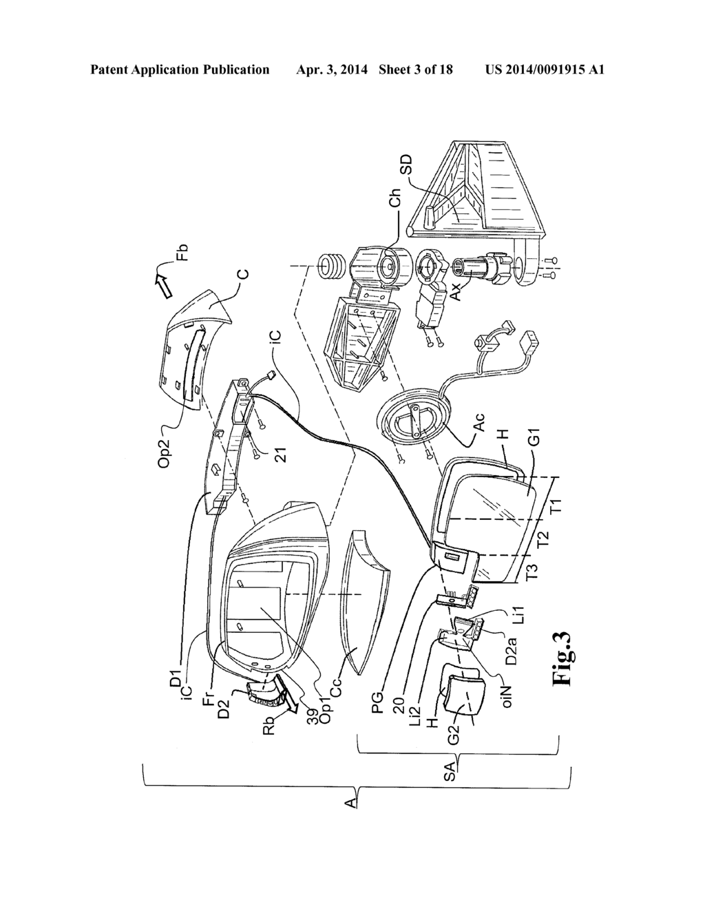 REAR-VIEW MIRROR FOR A VEHICLE WITH A SET OF INDICATOR LIGHTS - diagram, schematic, and image 04