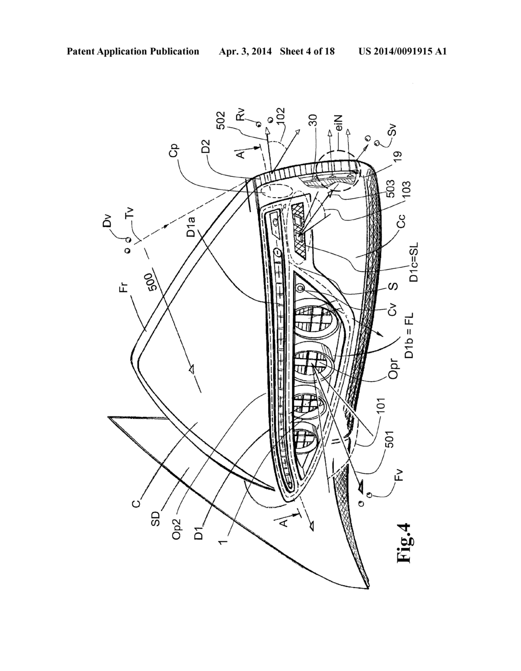 REAR-VIEW MIRROR FOR A VEHICLE WITH A SET OF INDICATOR LIGHTS - diagram, schematic, and image 05