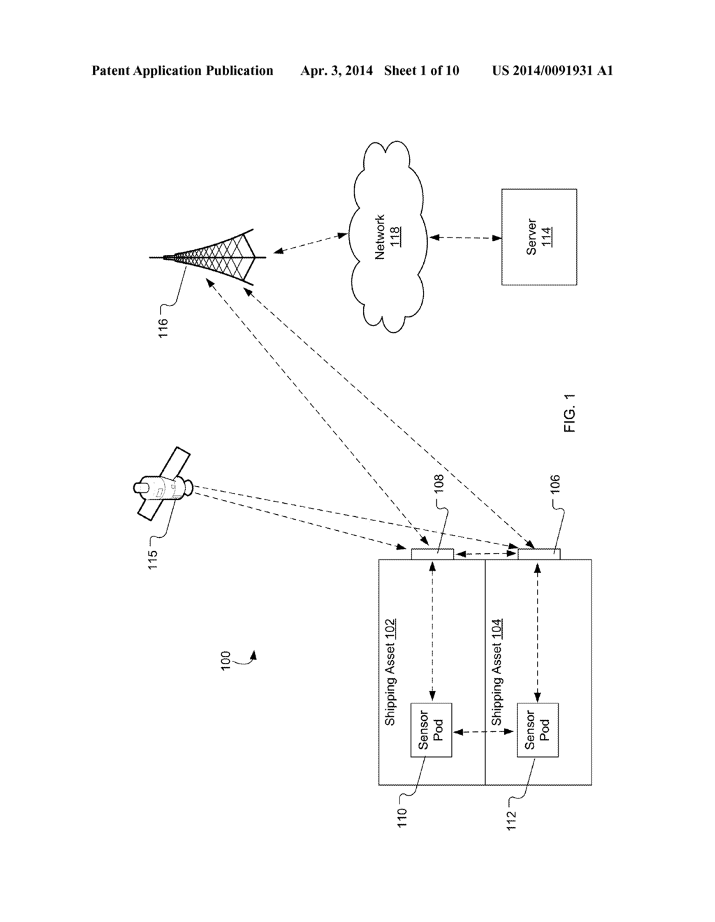 Container Monitoring Device with Cable Lock and Remote Sensor Pods - diagram, schematic, and image 02