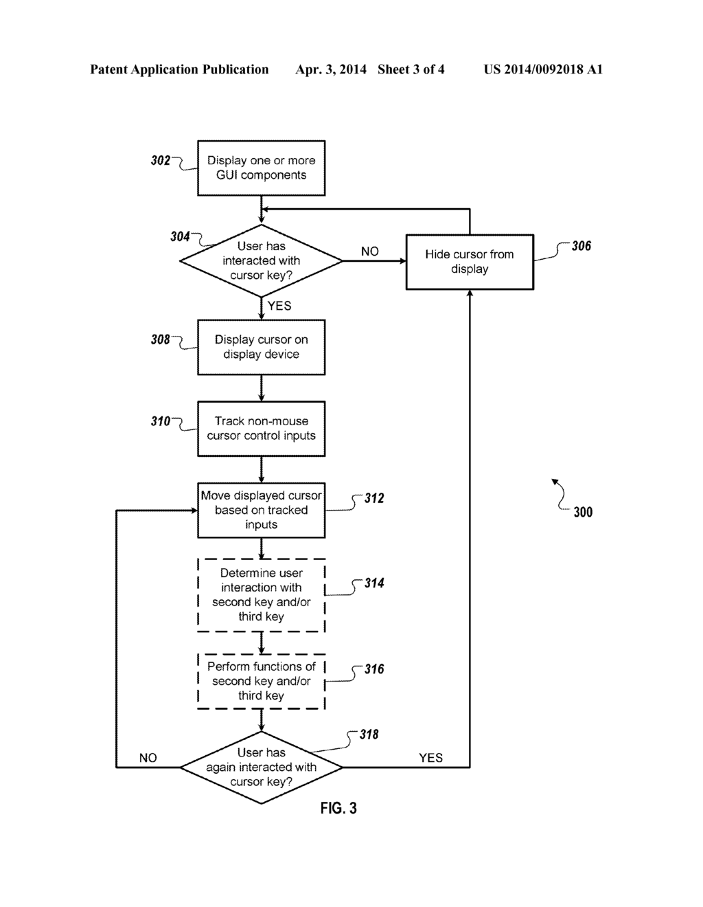 NON-MOUSE CURSOR CONTROL INCLUDING MODIFIED KEYBOARD INPUT - diagram, schematic, and image 04