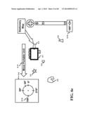 METHOD AND APPARATUS OF PHYSICALLY MOVING A PORTABLE UNIT TO VIEW AN IMAGE     OF A STATIONARY MAP diagram and image