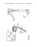 METHOD AND APPARATUS OF PHYSICALLY MOVING A PORTABLE UNIT TO VIEW AN IMAGE     OF A STATIONARY MAP diagram and image