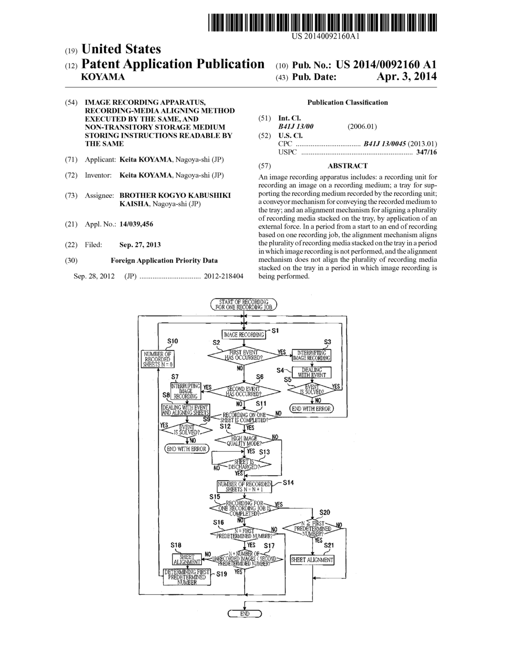 IMAGE RECORDING APPARATUS, RECORDING-MEDIA ALIGNING METHOD EXECUTED BY THE     SAME, AND NON-TRANSITORY STORAGE MEDIUM STORING INSTRUCTIONS READABLE BY     THE SAME - diagram, schematic, and image 01