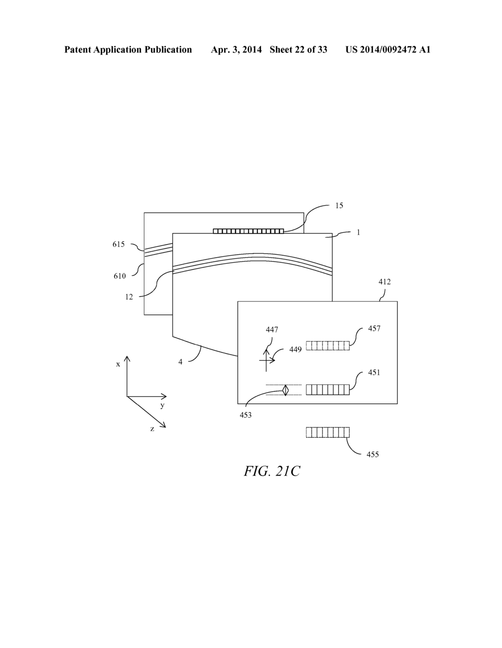 Stepped waveguide autostereoscopic display apparatus with a reflective     directional element - diagram, schematic, and image 23