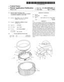 DEVICE FOR FASTENING AND CONTACTING A LIGHTING MEANS AND/OR A LIGHTING     MODULE, AND LAMP diagram and image