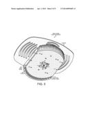 Low Profile Heat Sink With Attached LED Light Source diagram and image